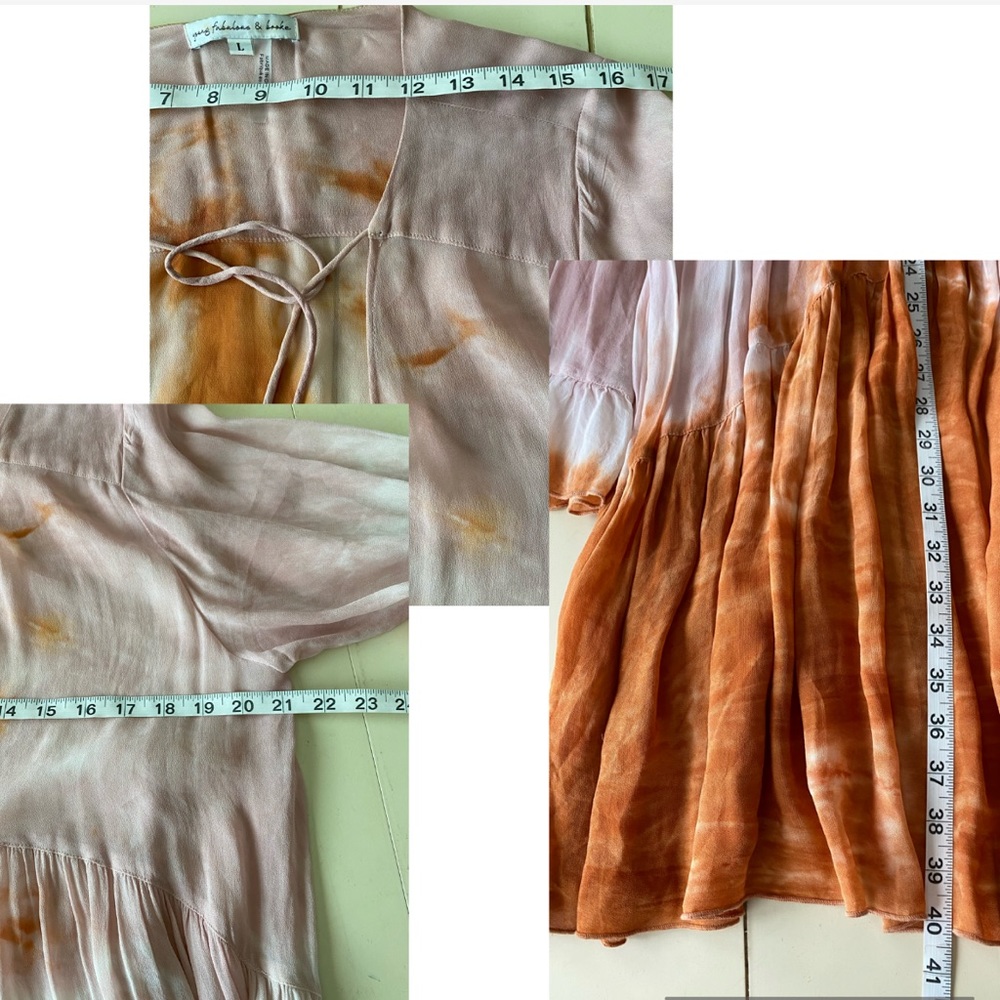 YFB Tie Dyed Rosa Ruffle Dress - Picture 7 of 15